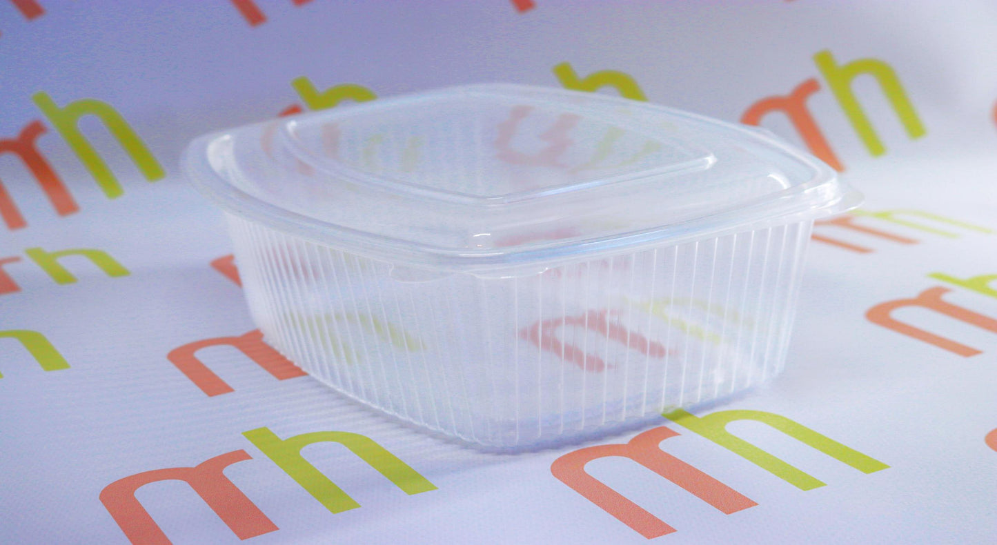 Szögletes, egybefedeles PET doboz