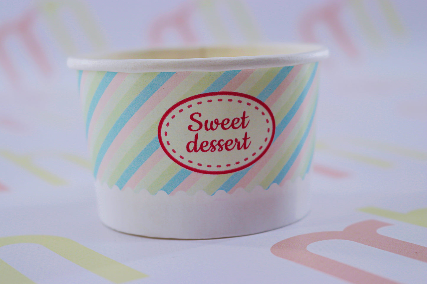 Színes fagyis tálka