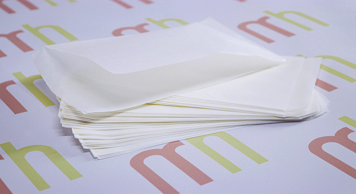 Fehér hot dog papírzacskó