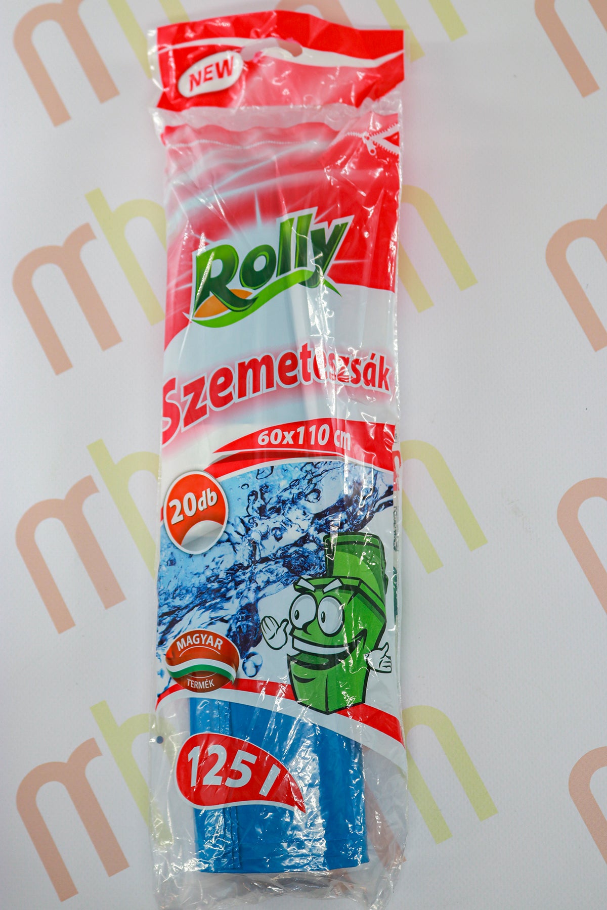 Kék színű szemetes zsák